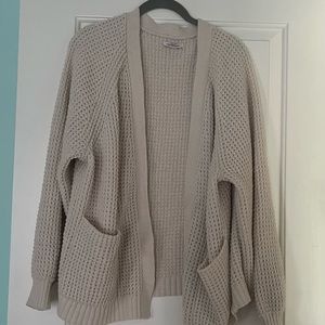 American Eagle Oversized Chenille Cardigan